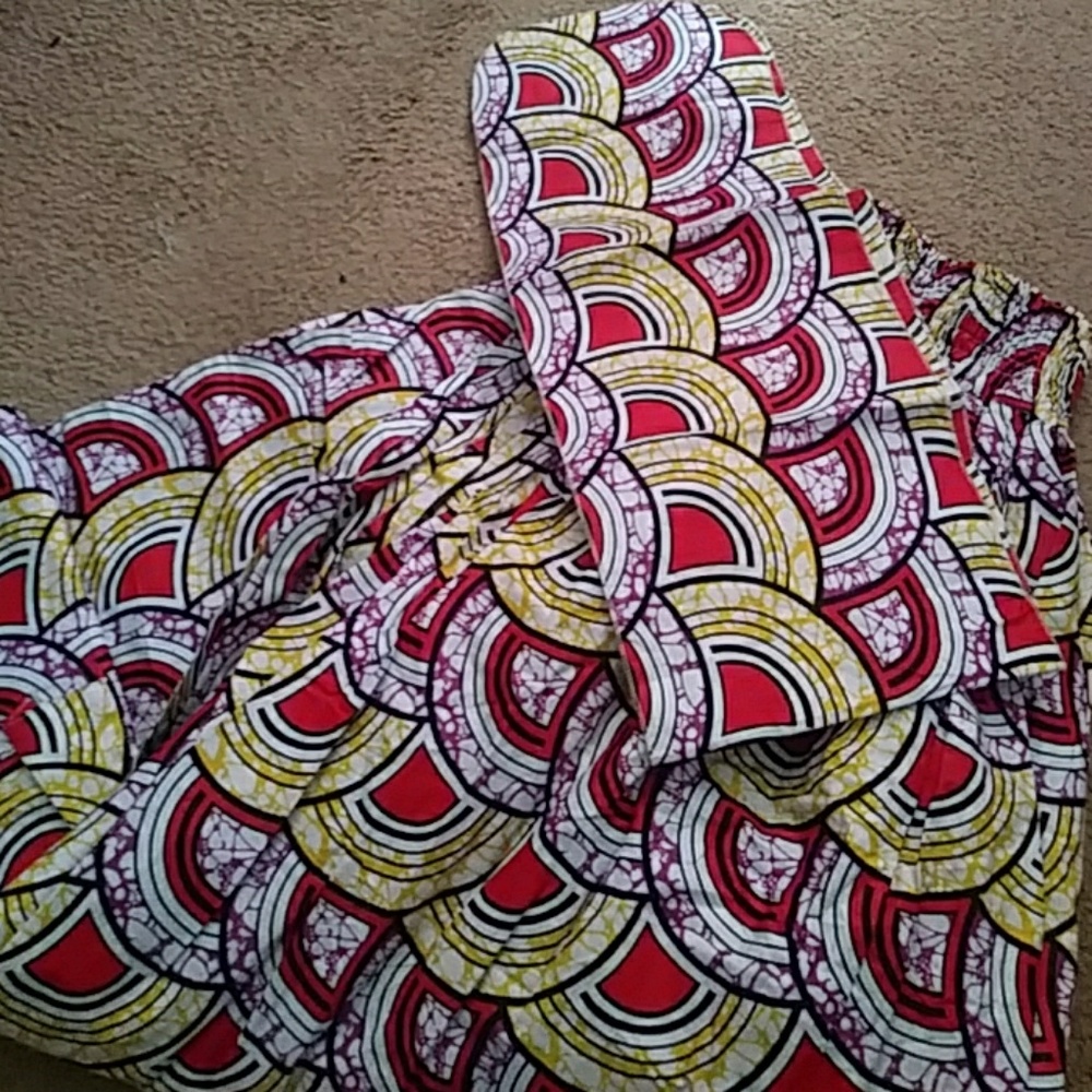 3X Ankara Skirt NWOT